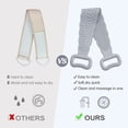 thumbnail image 5 of Depurador de espalda de silicona para ducha, lavador de espalda alargado y suave, cepillo corporal de baño con asas para limpieza profunda, exfoliación y masaje, mejora la circulación sanguínea, depu, 5 of 5