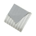 thumbnail image 4 of HOMETRENDS 3-Piece Grey Stripe Duvet Cover Set, King, 4 of 5