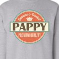 thumbnail image 3 of Inktastic Genuine Pappy Vintage Adult Sweatshirt, 3 of 4