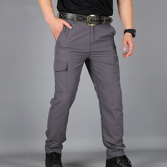 TIMIFIS Tactical Pants for Men, Waterproof Stretch Cargo Work Pants with Multi-Pockets Lightweight Outdoor Hiking Wear