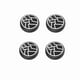 thumbnail image 1 of Sywqhk 4 Uds. Tapa de agarre de silicona para mando de pulgar para PS5/PS4/Xbox One (negro), 1 of 9