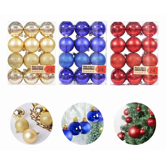 72pzas Esferas Navideñas Decoración Navideña Árbol Xtellar multicolor