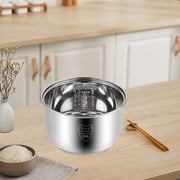Functional Rice Cooker Replacement Inner Pot 304 Stainless Steel Rice Cooker Inner Bowl 5L