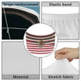 thumbnail image 6 of KUIFORTI Car Hood Cover Mexico Flag for Hood Covers for Cars Reusable Car Flag Removable Vehicle Accessories Fabric Hood Cover All-Season Protection for Car Decor, 6 of 6