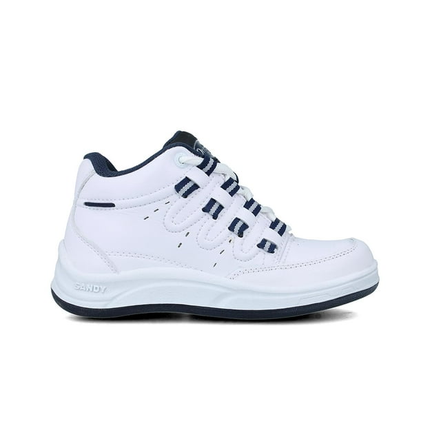 Tenis escolar niño/ niña sintetico blanco