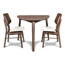 Pemberly Row Breakfast Corner Nook Kitchen Table Set in White - Walmart.com
