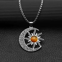 Fashion New Sun And Moon Necklace For Women