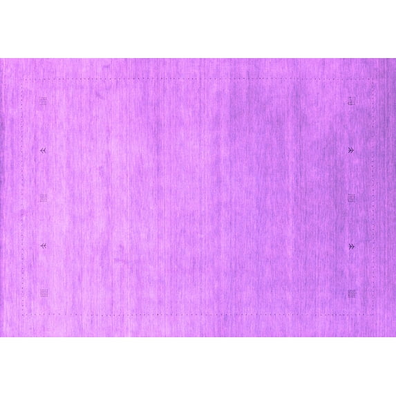 Ahgly Company Indoor Rectangle Abstract Pink Contemporary Area Rugs, 7' x 10'