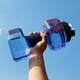thumbnail image 1 of Botella de con pesas ajustables Cola Botella de agua portátil grande duradera sin BPA 2200ml azul, 1 of 8