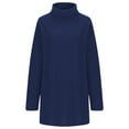 thumbnail image 3 of Jalioing Long Sleeve Pullover Shirt for Women Mock Neck Side Slit Oversized Sweatshirts Fall Winter Casual Fashion Tops, 3 of 6
