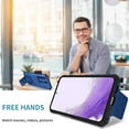 thumbnail image 5 of for Samsung Galaxy S23+ Plus Case with Slide Camera Cover, [Military Drop Protection][Snug Touch] Hard Back & Soft Edge Phone Case with Stereo Bracket for Samsung S23 Plus 6.6" LTT Blue, 5 of 18