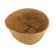 thumbnail image 1 of Cesta de almacenamiento plegable con asas hecha de algas marinas para decoración de habitaciones o macetas, 1 of 8