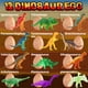thumbnail image 2 of Kit de excavación de huevos de dinosaurio Zippytots con 12 huevos, 3+, 2 of 8