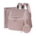 thumbnail image 1 of Lipstore Diaper Bag Multifunctional Backpack Portable Versatile Sturdy Portable Organizer Pink, 1 of 8