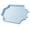 Baby Blue-22.6" x 13" x 2", variant on Light Aqua 22.6" x 13" x 2" Decorative Coffee Table Tray For Ottoman Home Serving