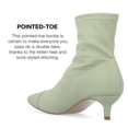 thumbnail image 4 of Journee Collection Womens Jadde Tru Comfort Foam Pull On Kitten Heel Bootie, 4 of 7