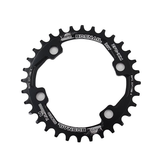 Toystoory ovalado resistente al desgaste, ligero BCD, de estable de aleación de aluminio para M7000 M9000 Ciclismo Negro 32T