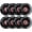 Steel Black, variant on Rollerex ST360 92A 54mm x 32mm Roller Skate Wheels (8-Pack w/ Bearings, Spacers and Washers) (Color Options) - Indoor Outdoor - Use for Quad Skate Wheel Replacement (Rocket Red)