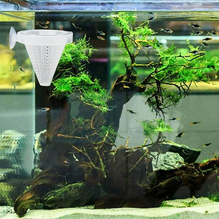 DIY Acrylic Aquarium Feeder Fish Tank Fish Shrimp Food Live Worm