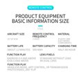 thumbnail image 4 of Ajuste de velocidad WiFi FPV Control remoto Quadcopters 4K Cámara plegable RC Drone Ndcxsfigh libre de BPA, 4 of 9