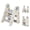 Gray, variant on Foldable Toddler Step Stool with 3 Non-Slip Steps, Adjustable Kids Helper Stool with Handles, PE Standing Tower for Bathroom Kitchen