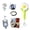 Light Green, variant on G-Dragon Gift Box Accessory Bundle, Daisy Light Keychain, Brooch, Bracelet, Cat Card Holder, Badge & Collectible Photo Cards, Birthday Christmas Gift Set