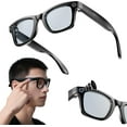 thumbnail image 1 of AI Smart Glasses with Camera, 800W HD Camera Glasses with Music & Call Features, Cameras Glasses for Men with 144 Language & Accent, Anti-Blue Light & UV Protection (Blue Light Protection), 1 of 9