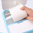 thumbnail image 6 of White toilet tissue holder Spring Loaded Roller, Universal Replacement Toilet Paper Roller Holder, Retractable Roller Plastic Tissue Dispenser,Adjustable Spring Core with Plastic Rollers 2pc, 6 of 9