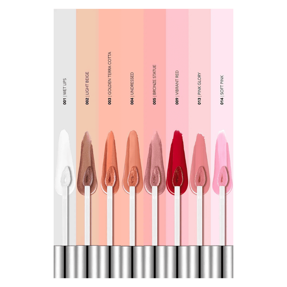 Flormar Dewy Lip Glaze Non-Sticky Lip Gloss for a Glossy & Full Look - 001 Wet Lips