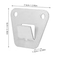 thumbnail image 2 of Wall Fan Bracket Mount Mounting Handheld Heavy Duty Hooks Silver, 2 of 8