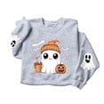 thumbnail image 4 of Kiijoy Halloween Girls Graphic Sweatshirt Crewneck Pullover, Sizes 11-12Y, 4 of 6