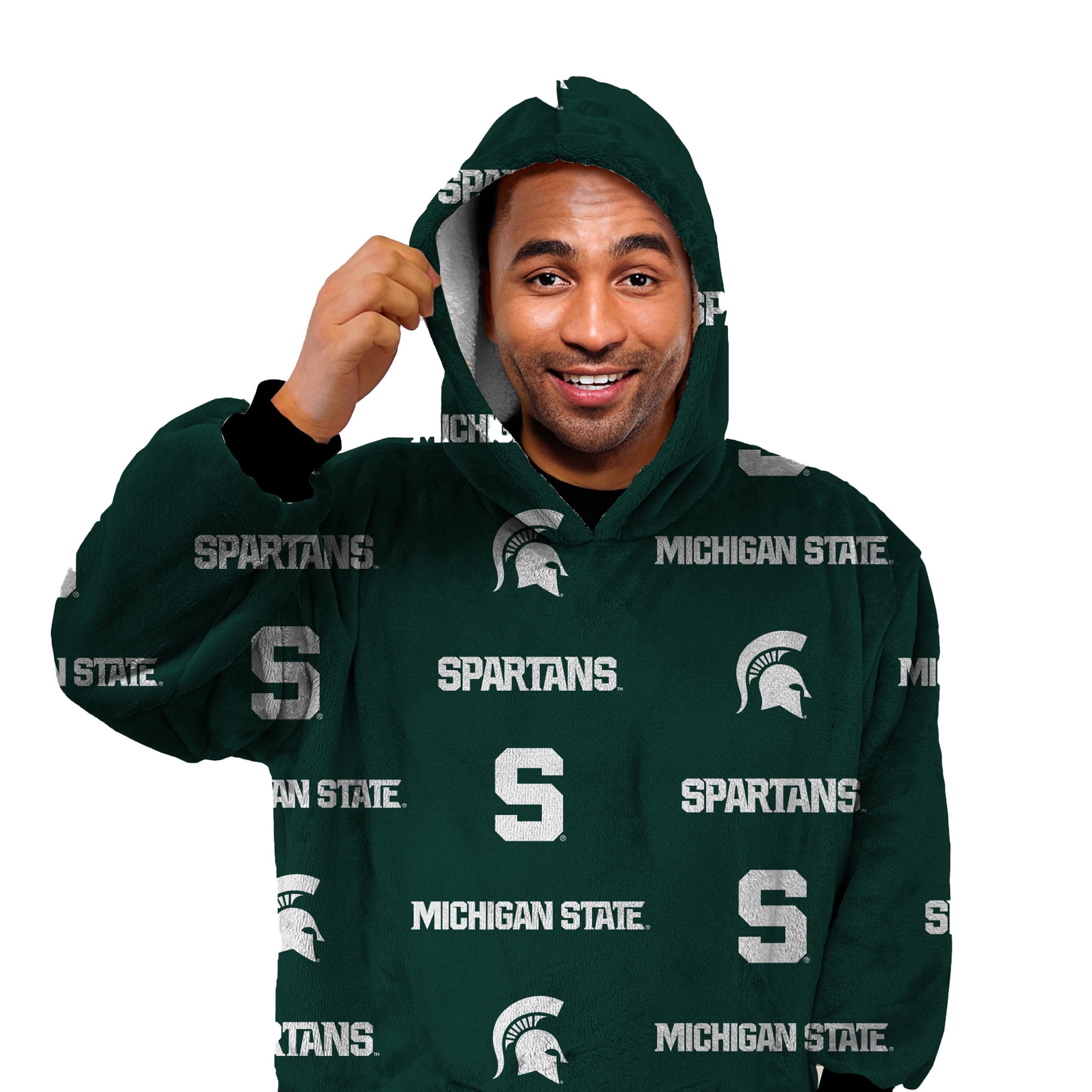NCAA Unisex Michigan State Spartans FAN CAPE Game Day Fan Apparel