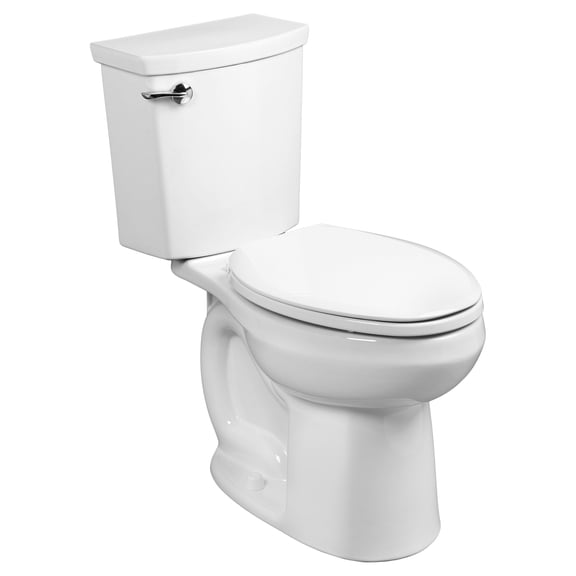 American Standard H2Optimum Siphonic Right Height Elongated Toilet in White