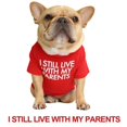 thumbnail image 1 of Summer/Spring Dog Clothes Quality Breathable Pet Clothing Soft Letters Printed French Bulldog Clothes for Small Dogs T-shirt, 1 of 7
