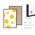 thumbnail image 3 of HAUS AND HUES Lemon Poster Fruit Art Lemon Wall Art Fruit Picture Wall Art Lemon Pictures for Kitchen Lemon Themed Kitchen Decor Lemon Art Wall Art for Kitchen Lemon Collage (Framed Black, 24x36), 3 of 6