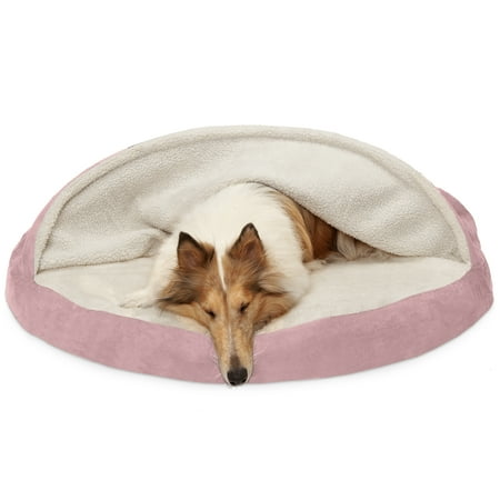 UPC: 0815181028336 | FurHaven Pet Products Faux Sheepskin Snuggery Orthopedic Pet Bed for Dogs & Cats – Pink  44  Base