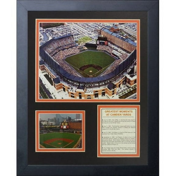 Legends Never Die Baltimore Orioles Camden Yards Framed Memorabilia
