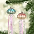 thumbnail image 3 of Yuarrent 4 Uds. Colgante de medusas de perlas de cristal adornos colgantes de árbol de Navidad para el hogar y decoraciones navideñas Kits de decoración para fiestas Yuarrent HA039238-00, 3 of 6