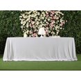 thumbnail image 3 of Squarepie Sequin Tablecloth 60 X 102 Inch White Sparkly Table Linen For Wedding Party, 3 of 4