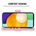 thumbnail image 4 of Compatible with Samsung Galaxy A52/A52S 5G Wallet Phone Case and Tempered Glass Screen Protector Flip Credit Card Holder Stand Mandala Flower Cell Cover for A 52 S 4G G5 52A S52 52S Women Men Pink, 4 of 8