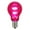 Pink, variant on Vickerman A19 Amber Transparent Glass LED Replacement Bulb