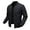Black, variant on Fgnfyis Jackets for Men Fashion Flight Jacket Casual Baseball Coat Autumn Stylish Outerwear for Young Adults Stand Collar Mens Winter Coat Black L