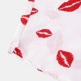 thumbnail image 7 of Mens Casual Shirts Turn-Down Print Long Lipstick Sleeve Button Mens New Clothing,White,2XL, 7 of 7