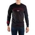 thumbnail image 3 of Mens Black Gryffindor Quidditch Captain Long Sleeve Graphic Tee-Small, 3 of 4