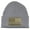 Heather Grey, variant on Gravity Threads USA Khaki Flag Patch Cuffed Beanie - Black