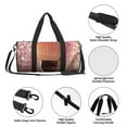 thumbnail image 4 of Easygdp Makeup Brush on Pink Glitter Bolsa de Viaje, Bolsa de Mano, Bolsa de Gimnasio, Bolsa de Equipaje para Viaje, 4 of 6