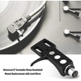 thumbnail image 4 of ZOUSSIQI Turntable Headshell,Universal LP Turntable Phono Headshell Mount Replacement with Wires,Universal Phono Turntable Headshell Mount Suitable for Various Phono CA919-50944, 4 of 8