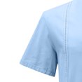 thumbnail image 5 of Eashery Button Down for Men Lapel T-Shirt Plus Size Tank Tops Blue 2XL, 5 of 5