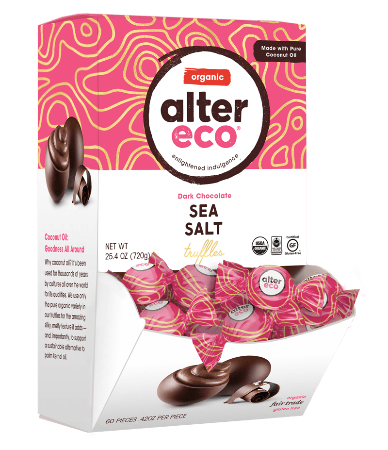 Alter Eco- Sea Salt Organic Chocolate Truffles, 60 Ct. - Walmart.com
