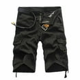 thumbnail image 4 of Men's Black Cotton Work Shorts for Summer - Sizes 29 - 38, with Pockets, 4 of 4